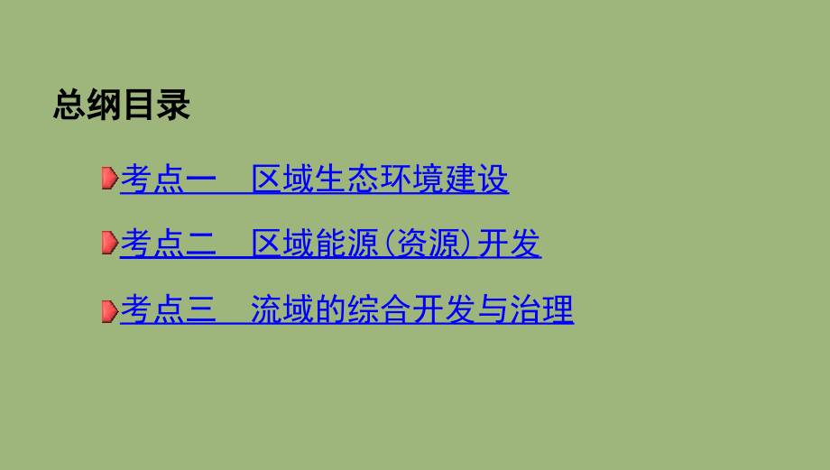 （课标版）2020届高考地理总复习专题十三区域可持续发展课件_第2页