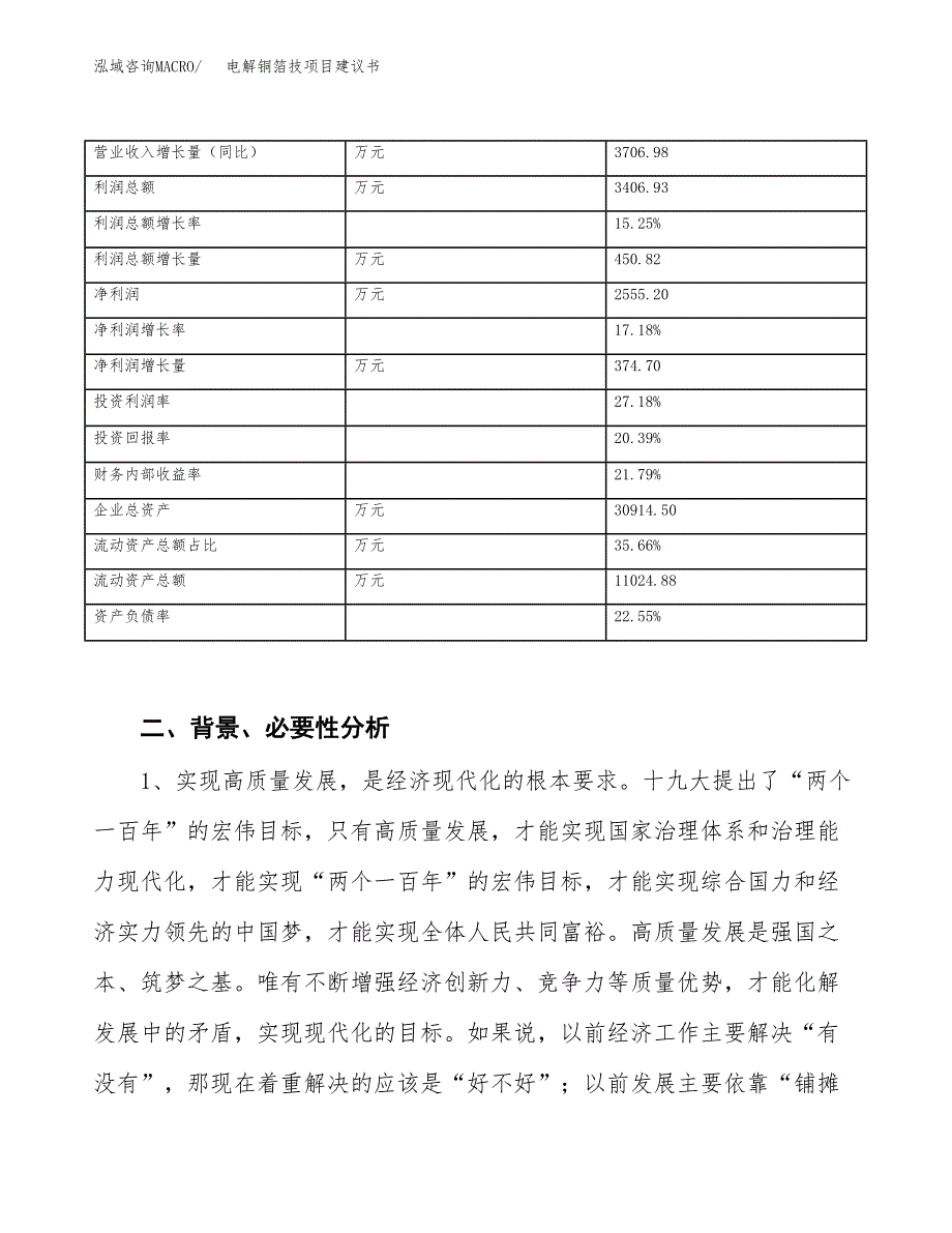 电解铜箔技项目建议书(项目汇报及实施方案范文).docx_第3页