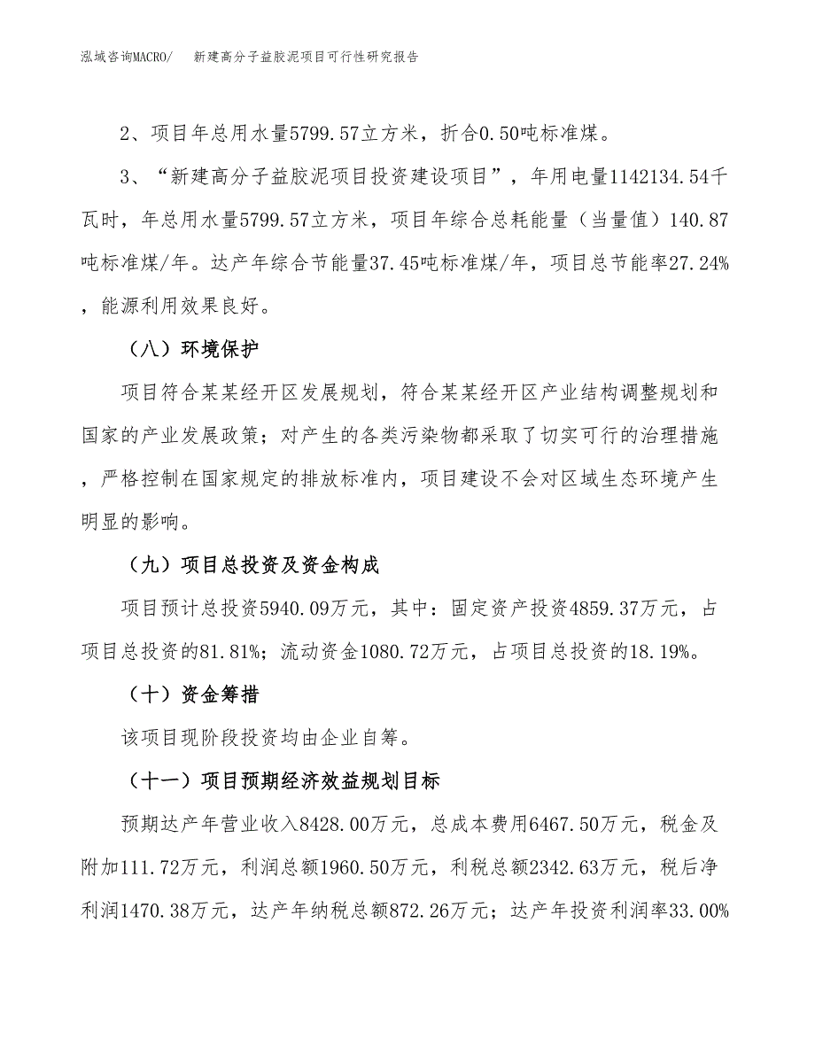 新建高分子益胶泥项目可行性研究报告(投资申报).docx_第4页