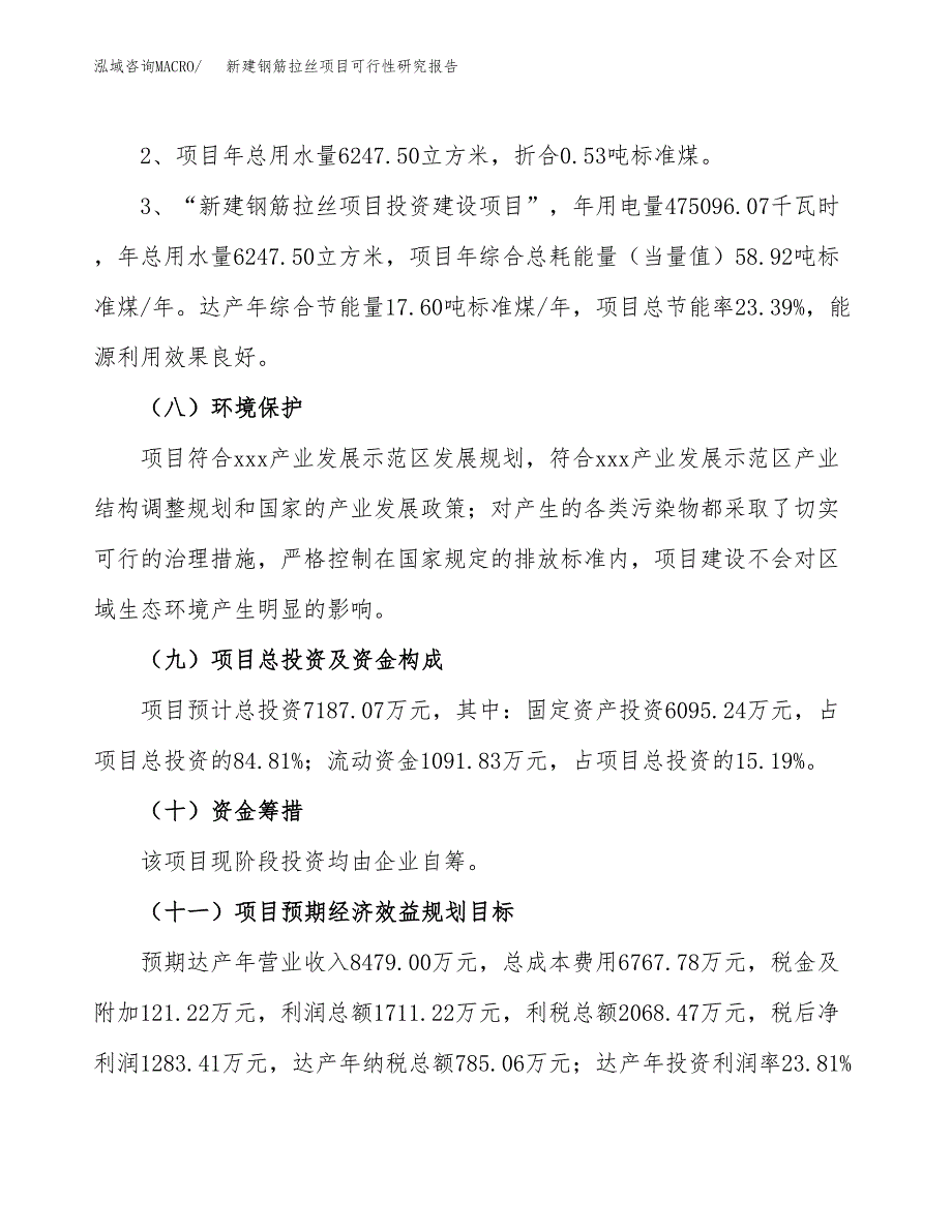 新建钢筋拉丝项目可行性研究报告(投资申报).docx_第4页