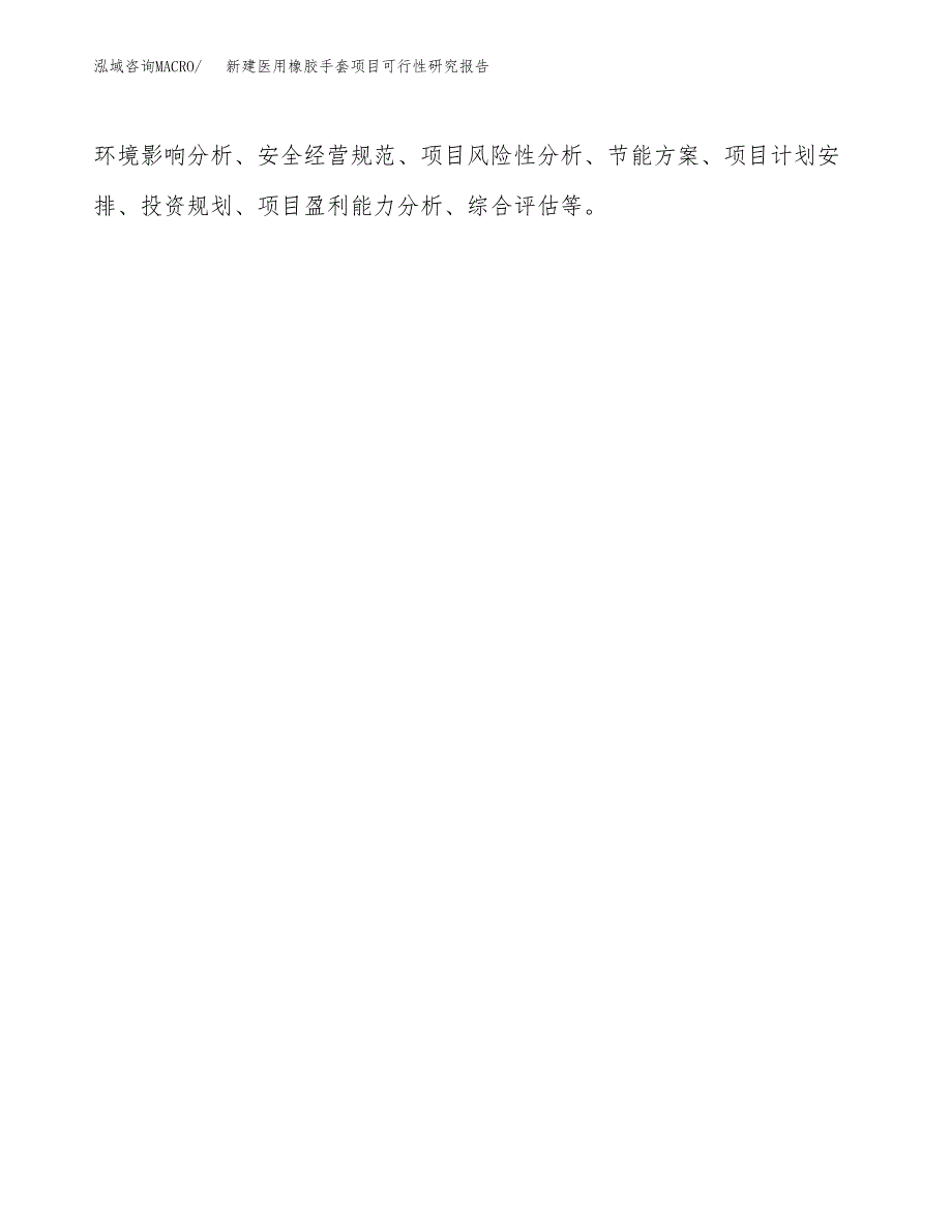 新建医用橡胶手套项目可行性研究报告(投资申报).docx_第3页