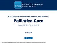 NCCN临床实践指南_姑息治疗(2019.V2)英文版