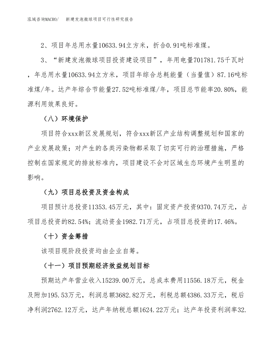 新建发泡微球项目可行性研究报告(投资申报).docx_第4页