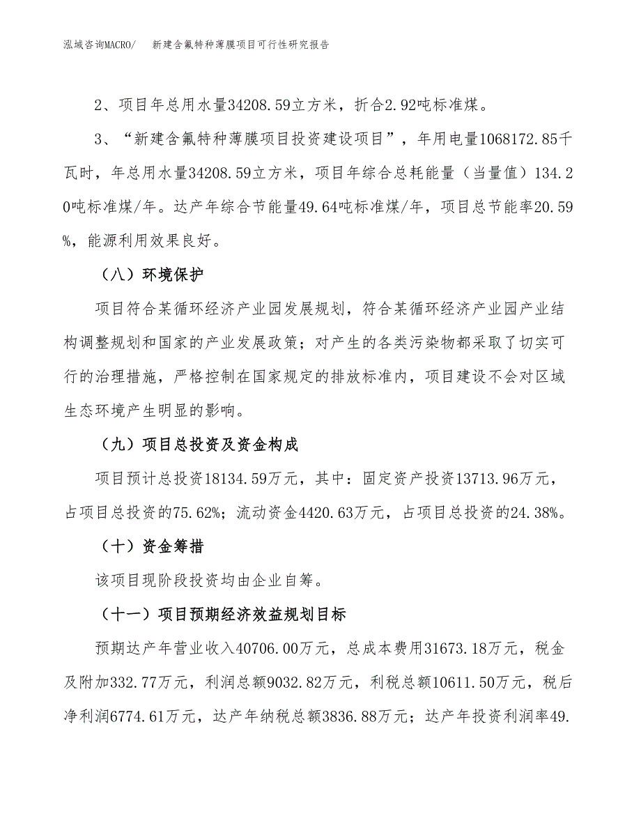 新建含氟特种薄膜项目可行性研究报告(投资申报).docx_第4页