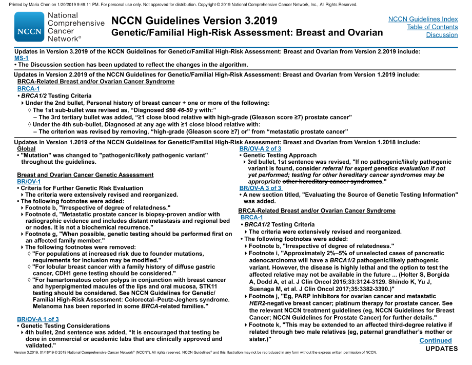 NCCN临床实践指南_遗传_家族高风险评估-乳腺癌和卵巢癌(2019.V3)英文版_第4页