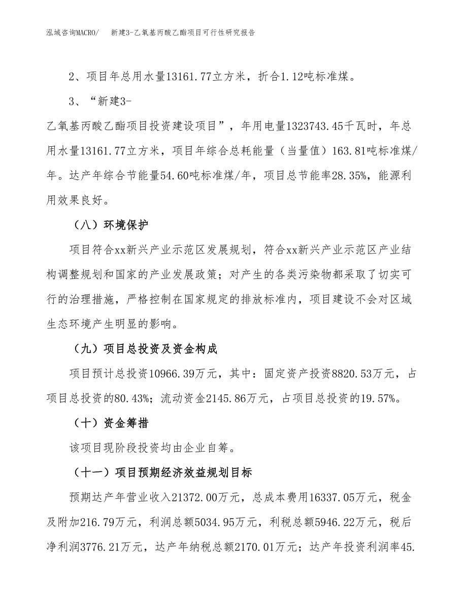 新建3-乙氧基丙酸乙酯项目可行性研究报告(投资申报).docx_第5页