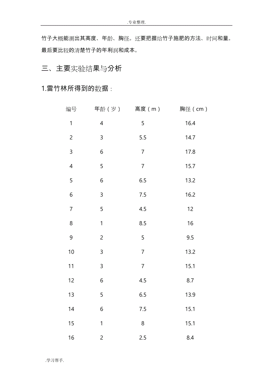 农业生态学实习报告范本_第4页