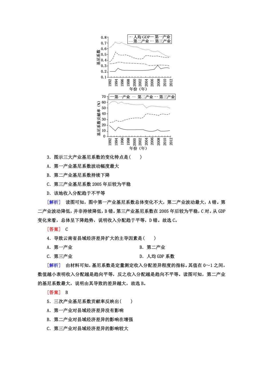 2019年高考地理二轮专题复习检测区域可持续发展_第2页