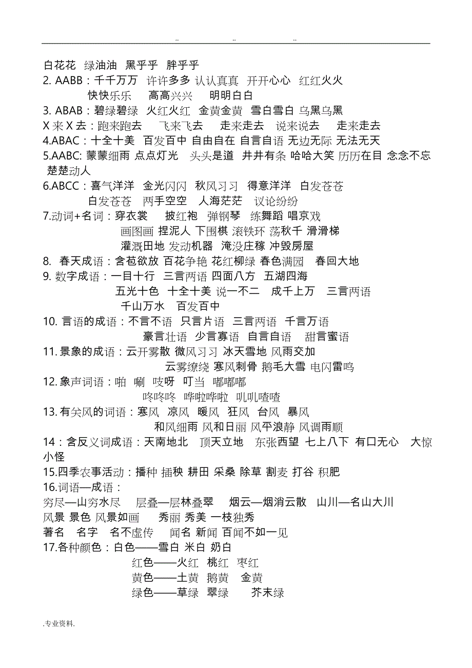 (部编)新人教版二年级（上册）语文（全册）精编复习资料(114)_第2页