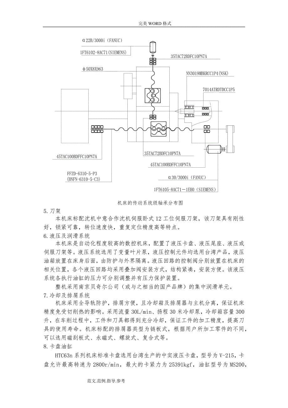 1.HTC63100n数控车床-供货方案说明_第5页