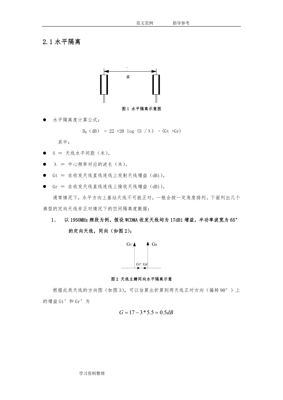 互干扰空间隔离解决报告书_第3页