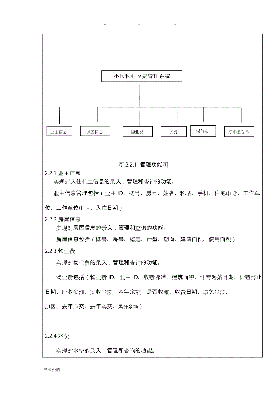 小区物业管理收费系统_第4页