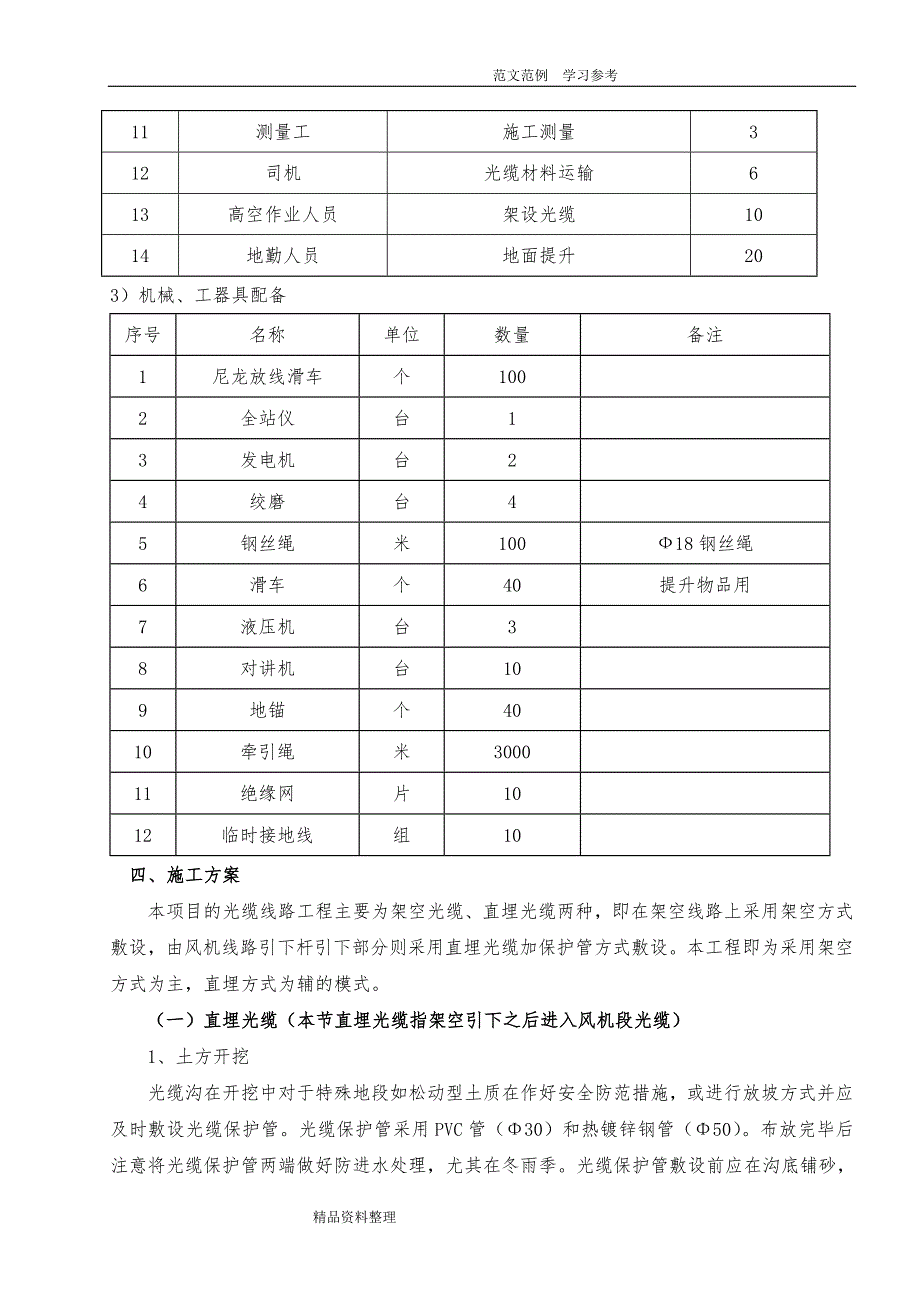 光缆施工设计的方案_第2页