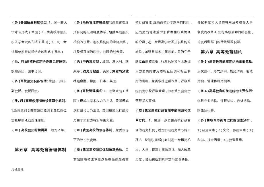 教师资格证资料(汇总)(1)_第5页