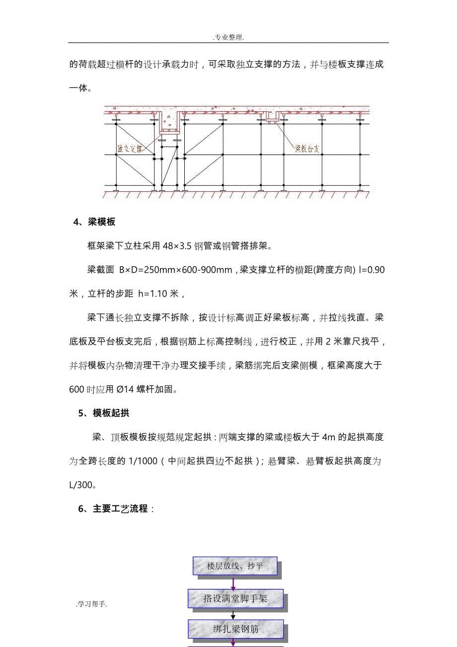地下车库工程模板技术交底大全_第5页