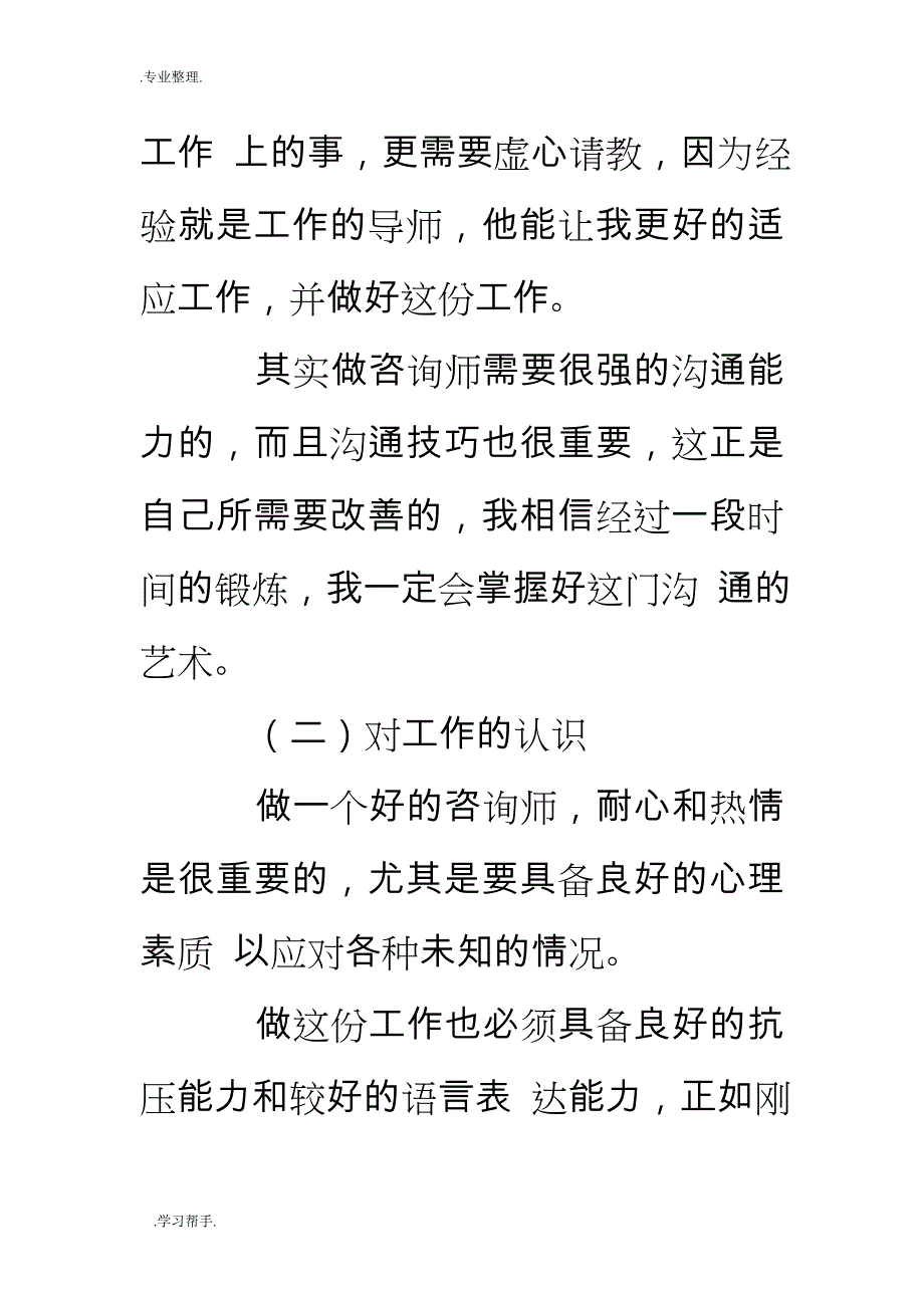 咨询师年工作计划总结_第2页