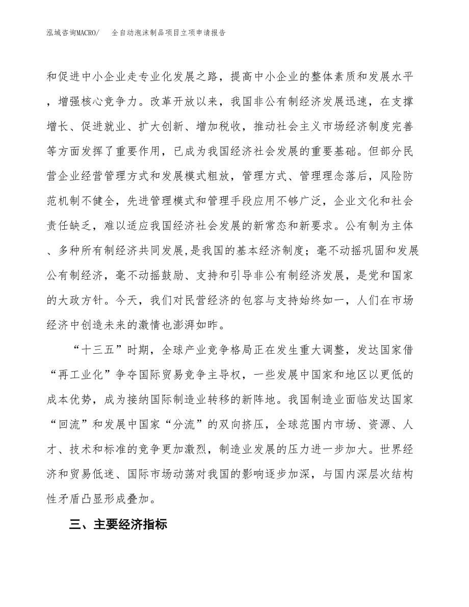 全自动泡沫制品项目立项申请报告样例参考.docx_第5页