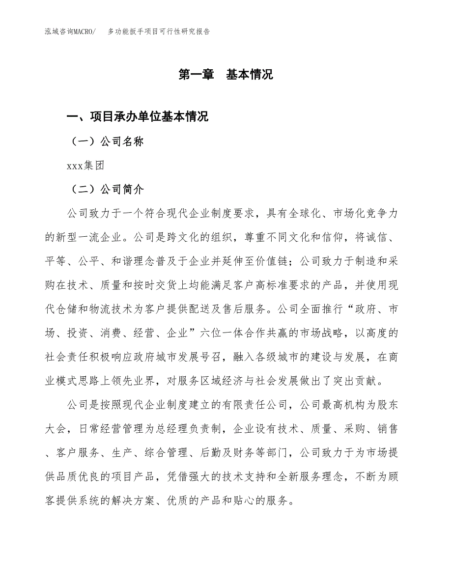 多功能扳手项目可行性研究报告样例参考模板.docx_第4页