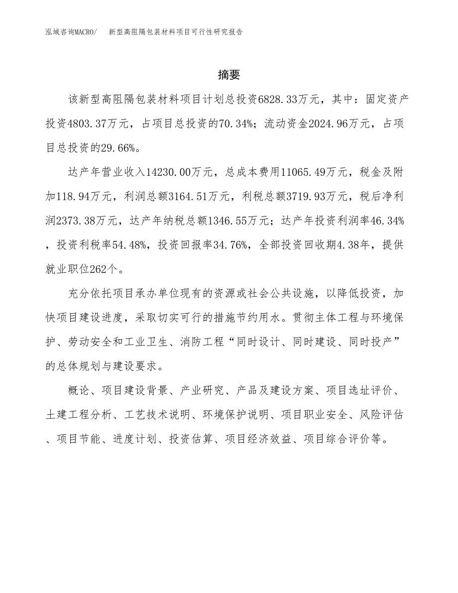 新型高阻隔包装材料项目可行性研究报告样例参考模板.docx_第2页