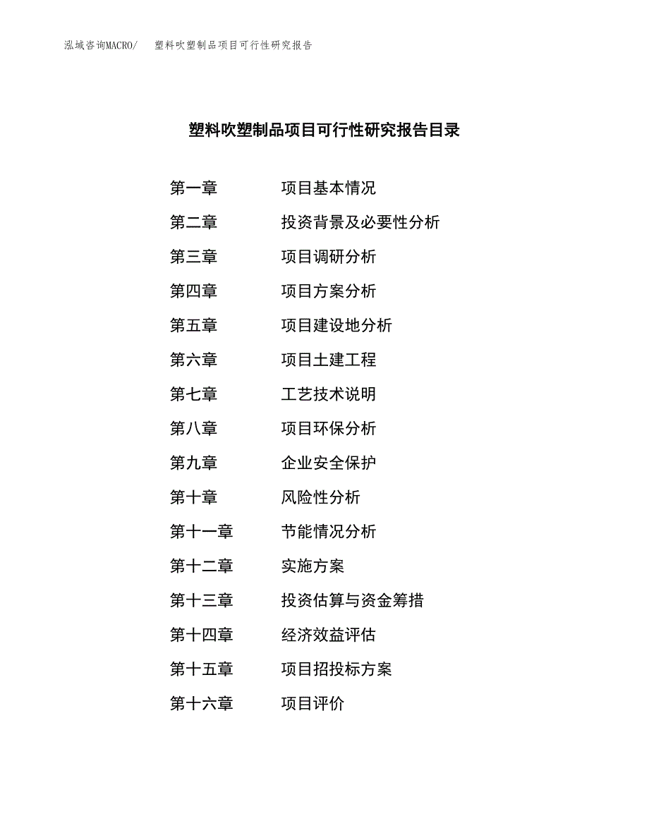 塑料吹塑制品项目可行性研究报告样例参考模板.docx_第3页