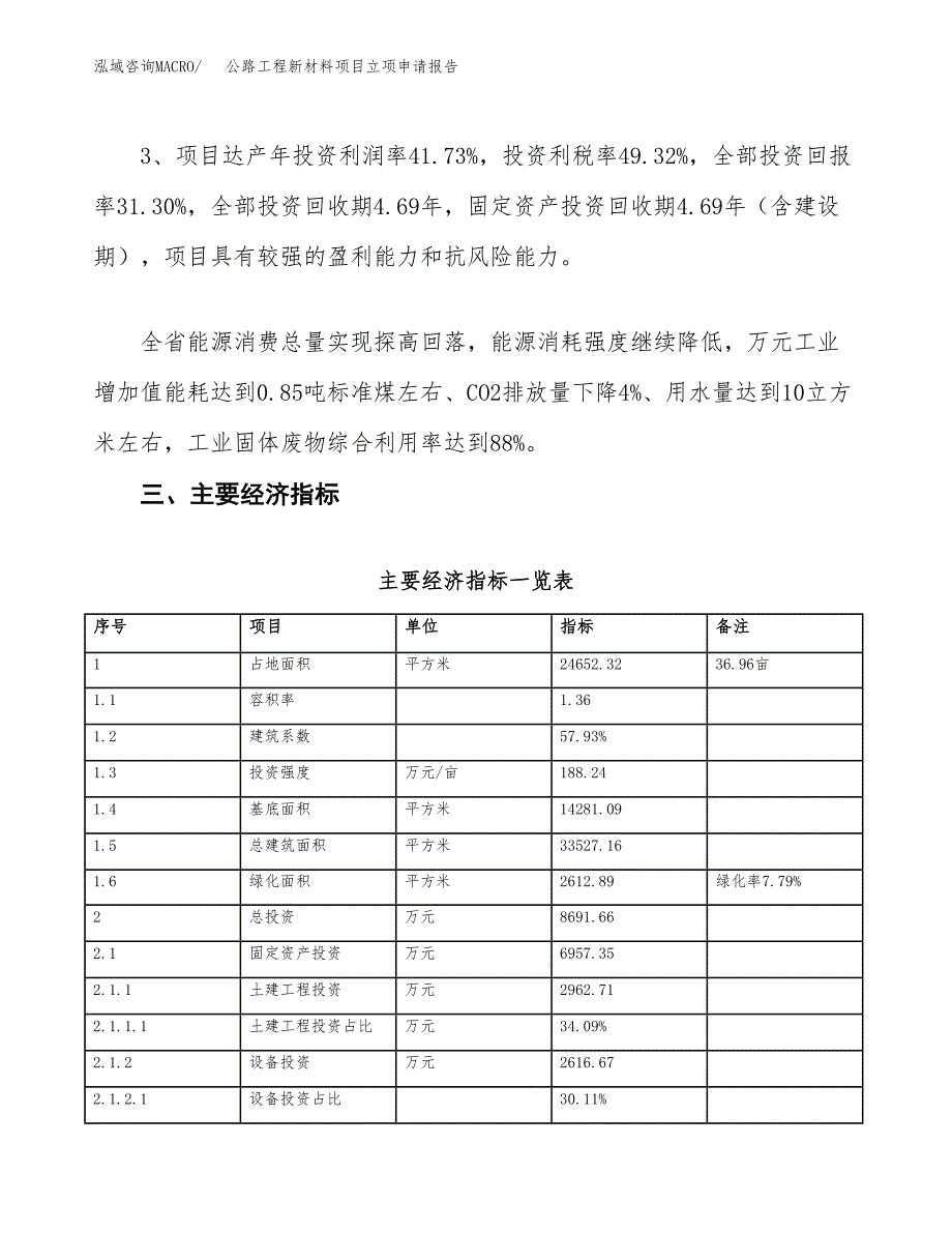 公路工程新材料项目立项申请报告样例参考.docx_第4页