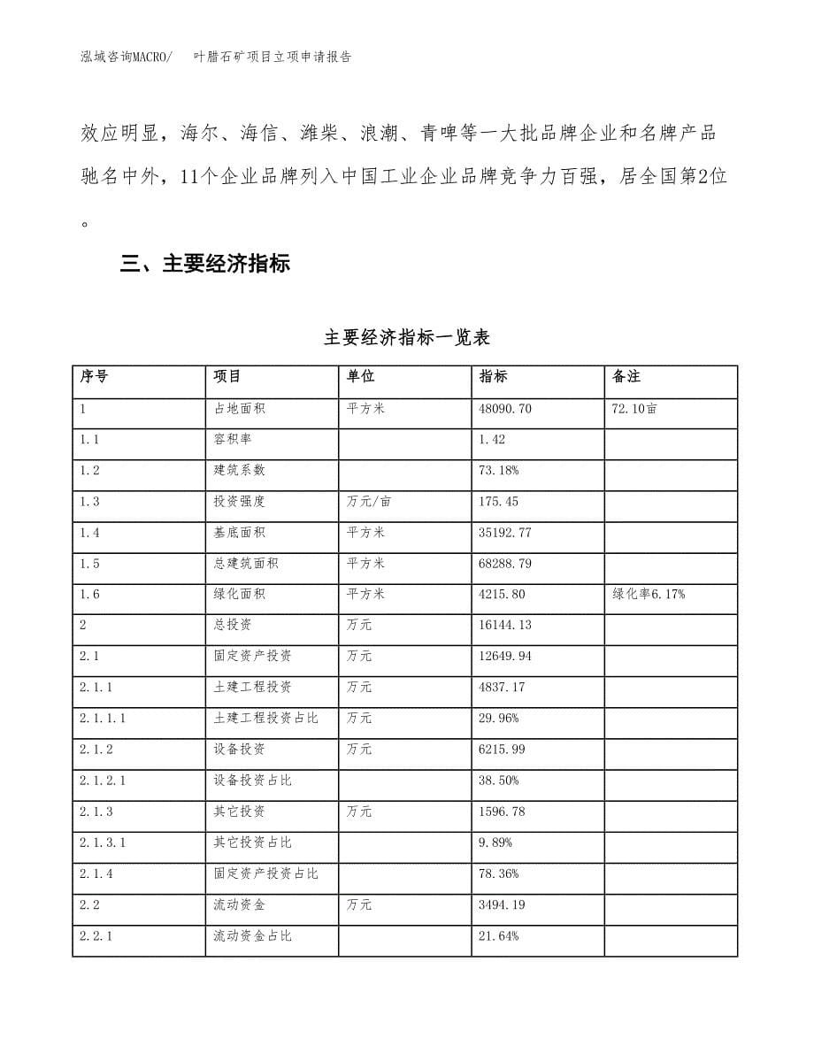 叶腊石矿项目立项申请报告样例参考.docx_第5页