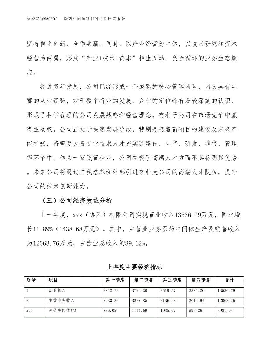 医药中间体项目可行性研究报告样例参考模板.docx_第5页