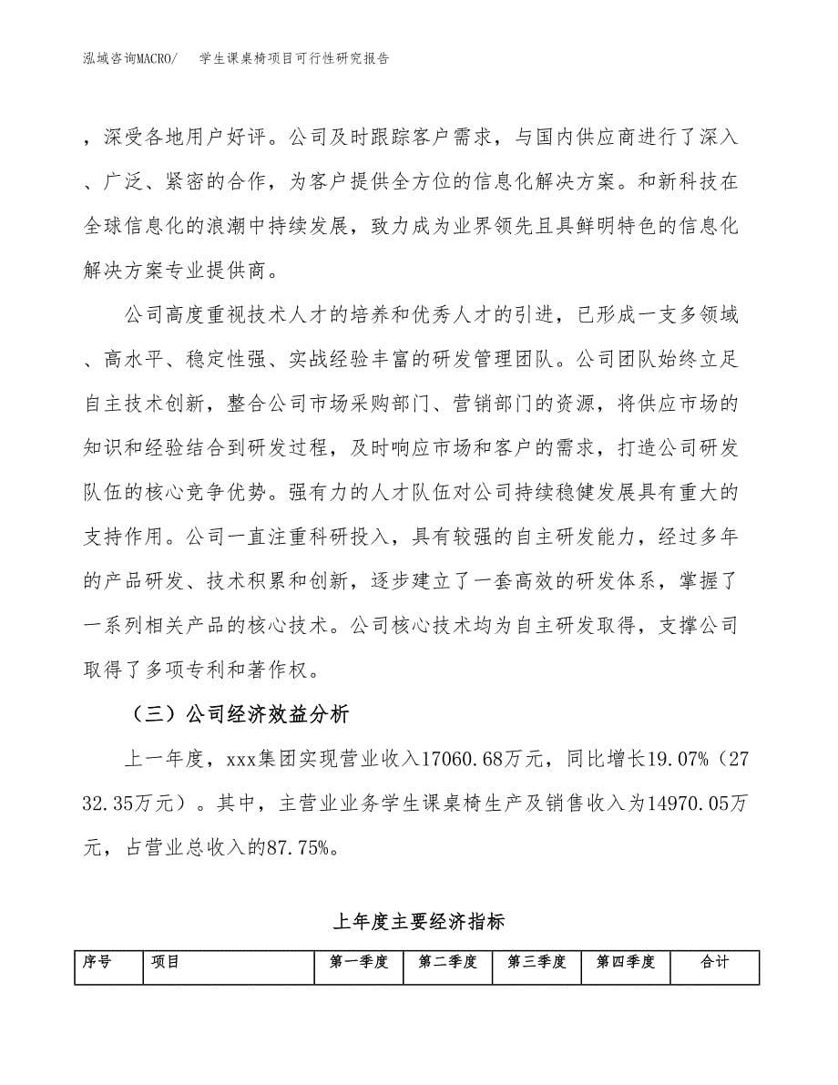 学生课桌椅项目可行性研究报告样例参考模板.docx_第5页