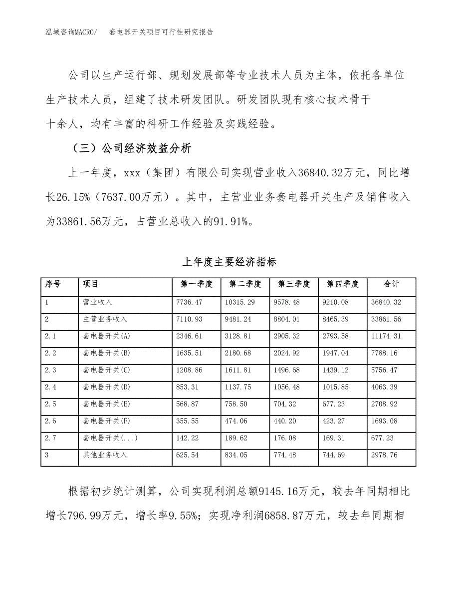 套电器开关项目可行性研究报告样例参考模板.docx_第5页