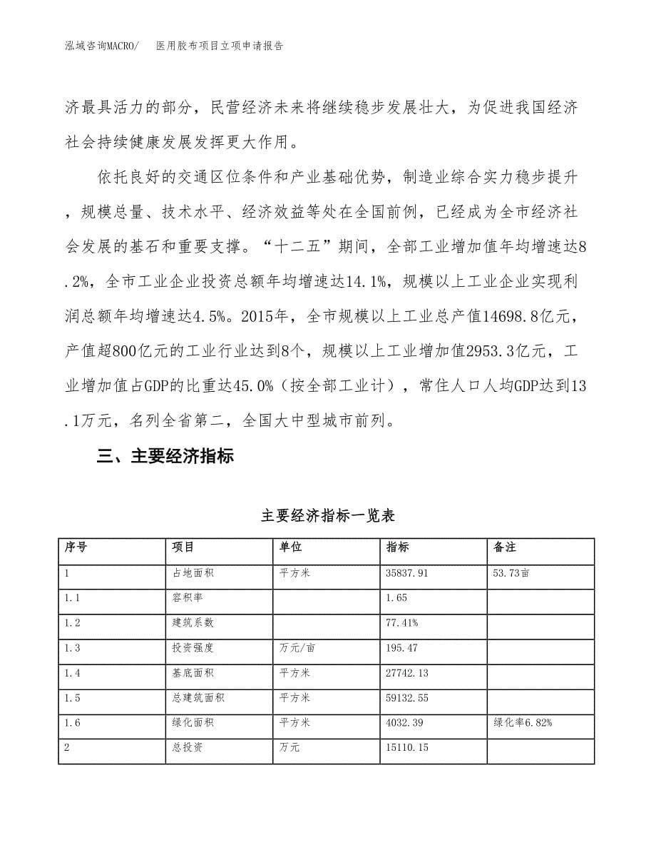 医用胶布项目立项申请报告样例参考.docx_第5页