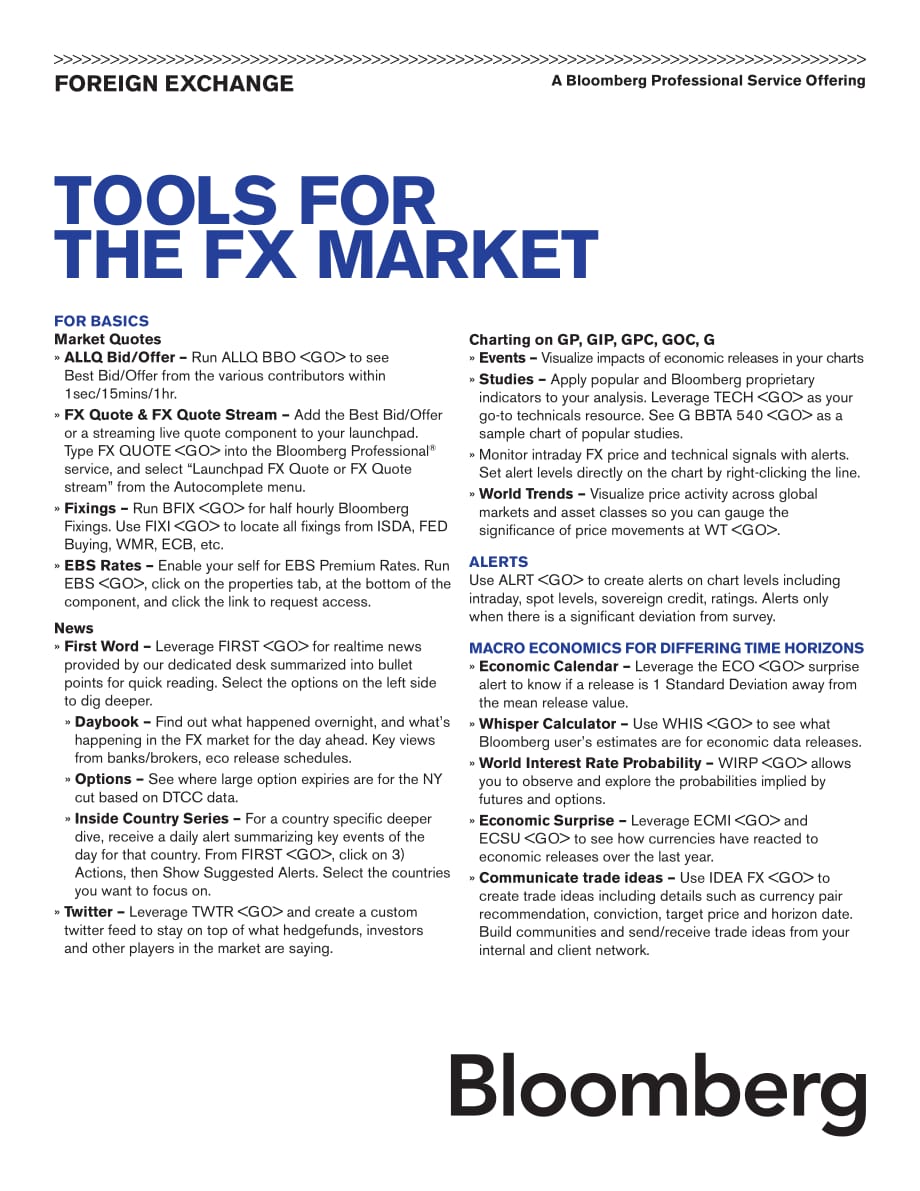 Tools for the FX Market_第1页
