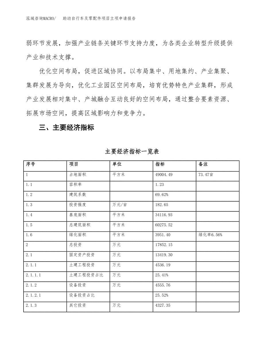 助动自行车及零配件项目立项申请报告样例参考.docx_第5页