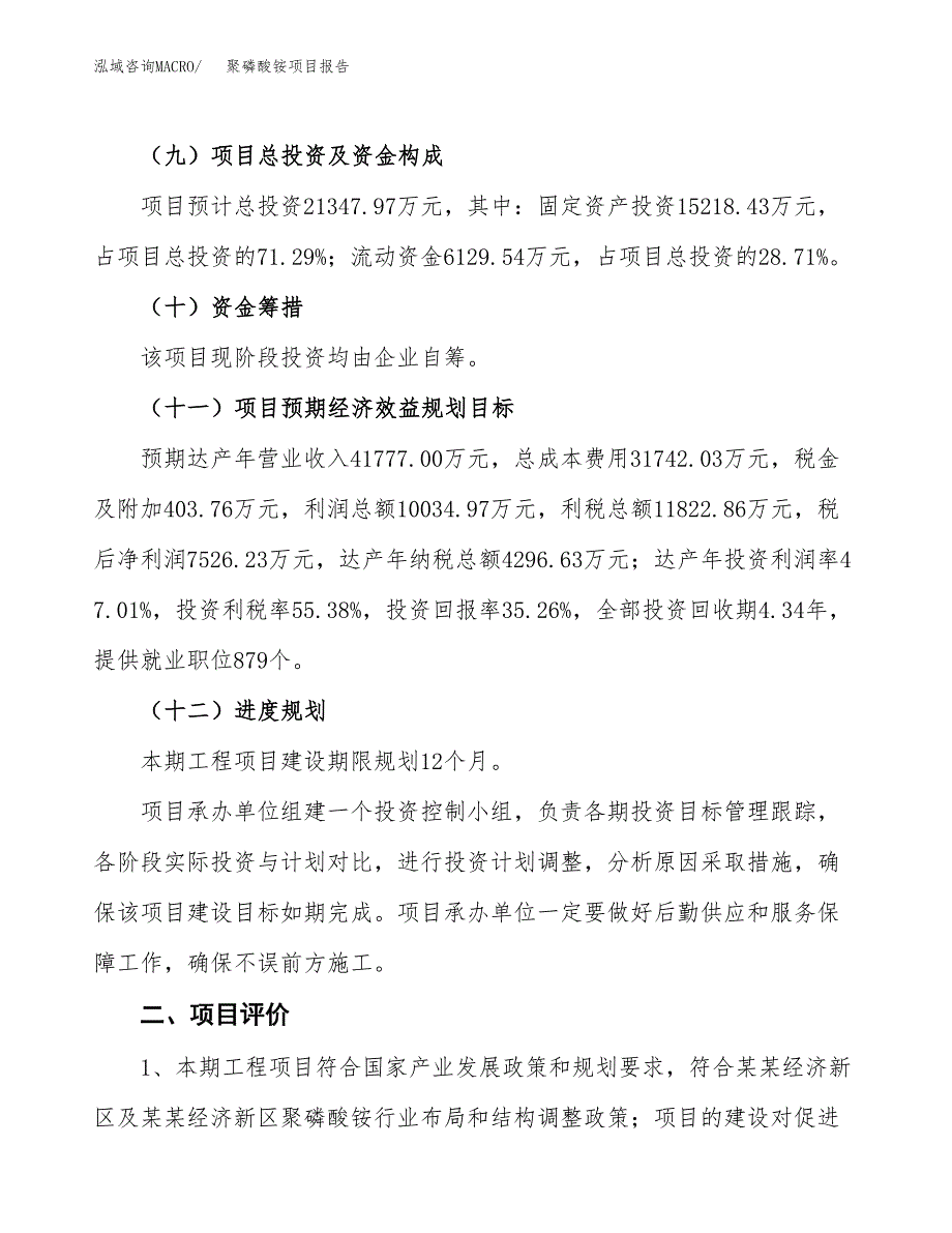 聚磷酸铵项目报告.docx_第3页