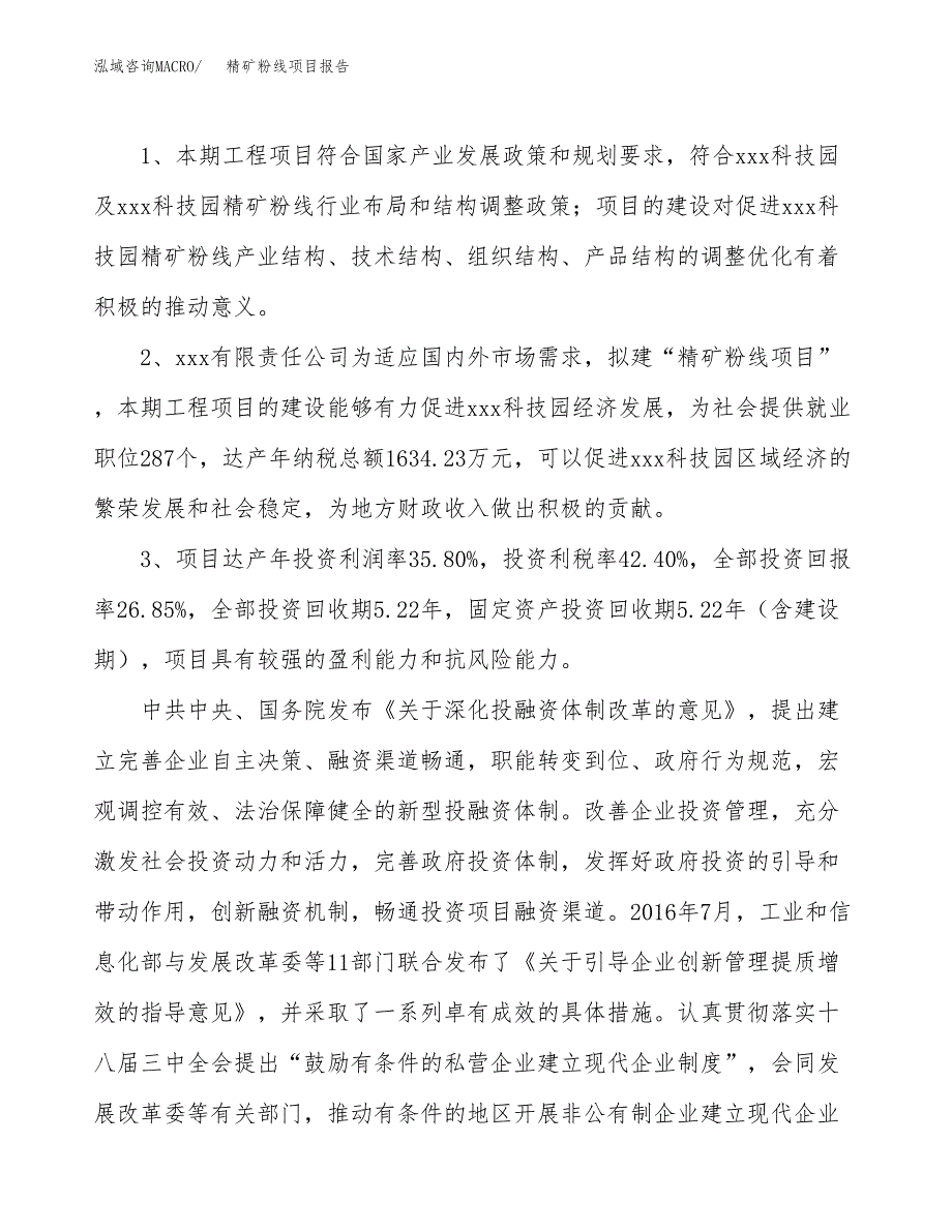 精矿粉线项目报告.docx_第4页