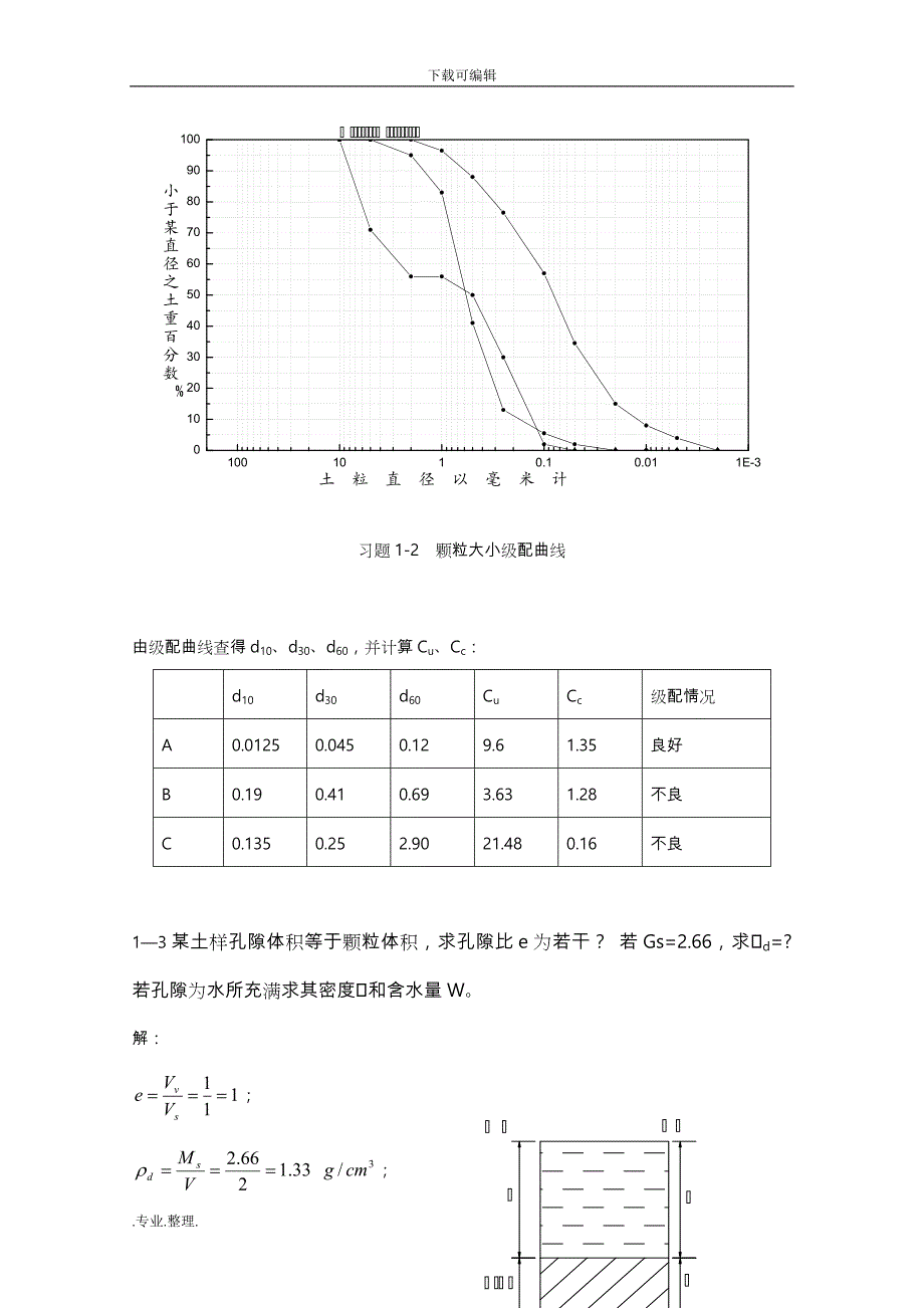 土力学习题集答案解析_第4页