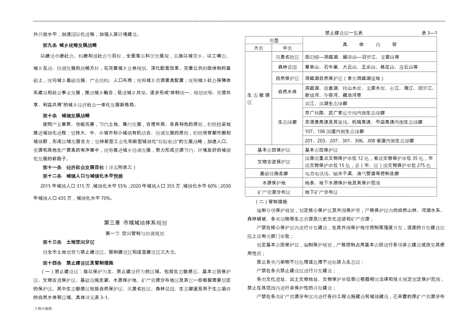 岳阳市城市总体规划(2008_2030)文本_第4页