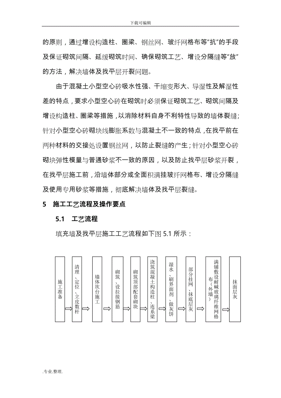 填充墙防裂专项工程施工设计方案_第4页