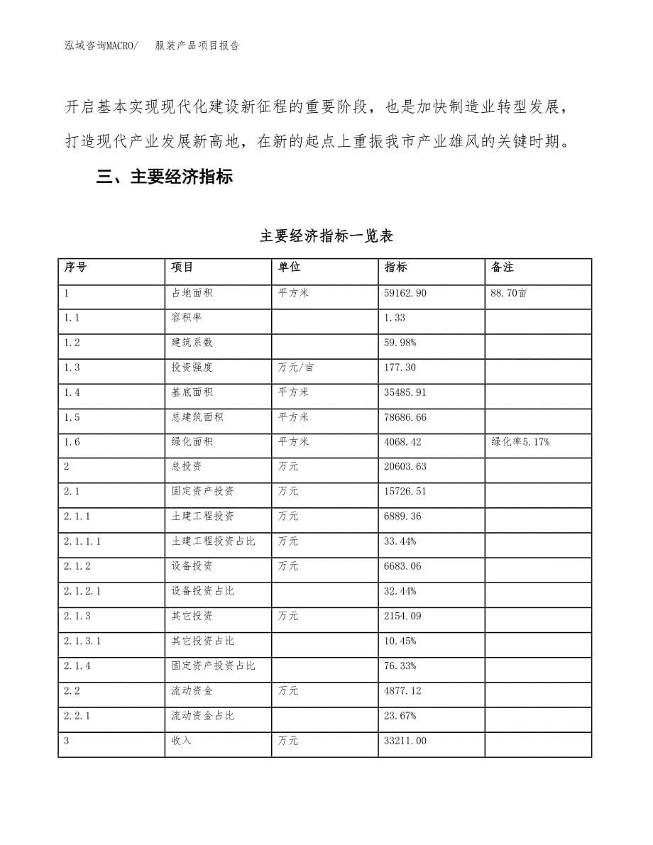 服装产品项目报告.docx_第5页