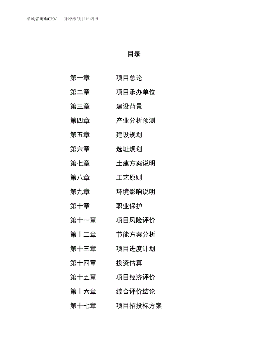 特种纸项目计划书.docx_第1页