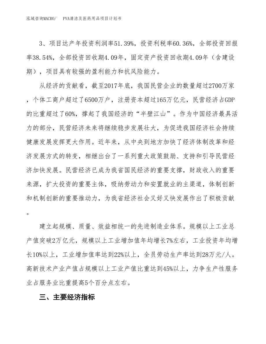 PVA清洁及医药用品项目计划书.docx_第5页