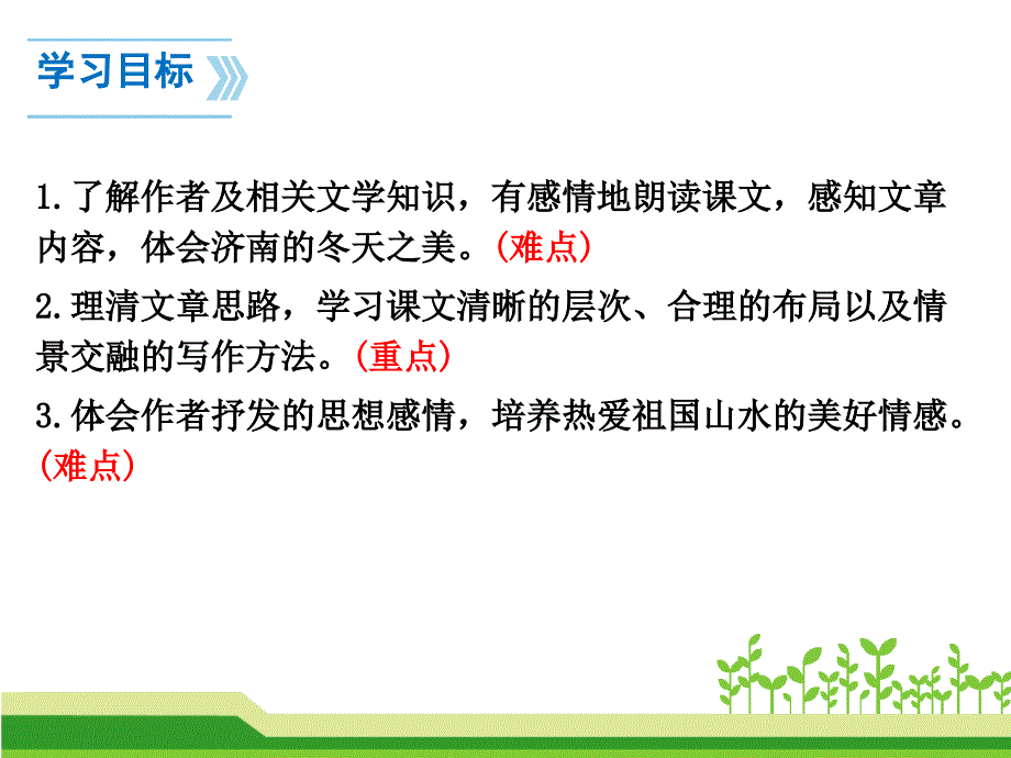 最新部编人教版语文七年级上册济南的冬天教学精品课件_第2页