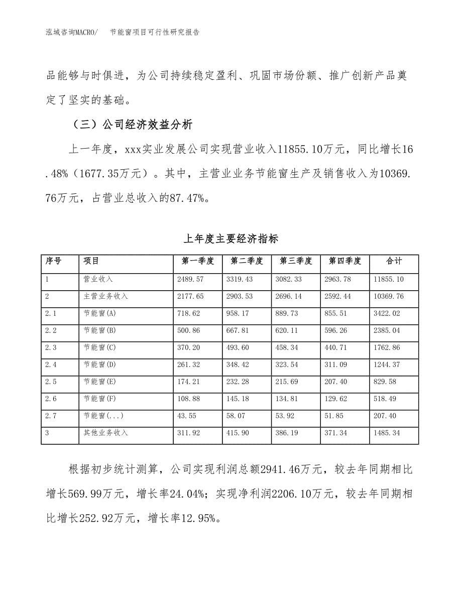 节能窗项目可行性研究报告样例参考模板.docx_第5页