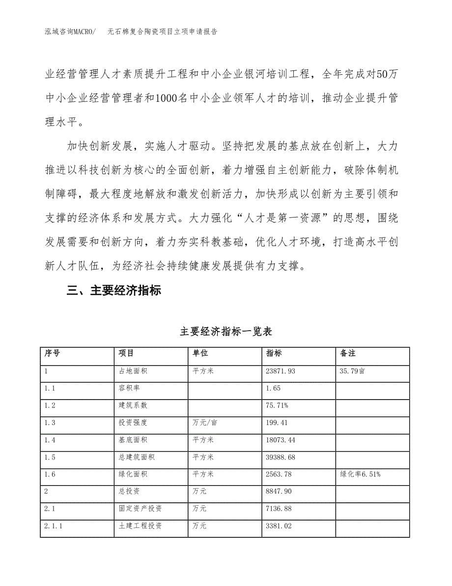 无石棉复合陶瓷项目立项申请报告样例参考.docx_第5页