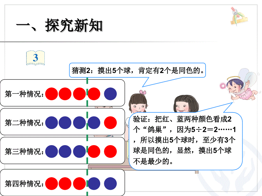 人教版小学数学6年级下册课件鸽巢问题（例3）_第4页