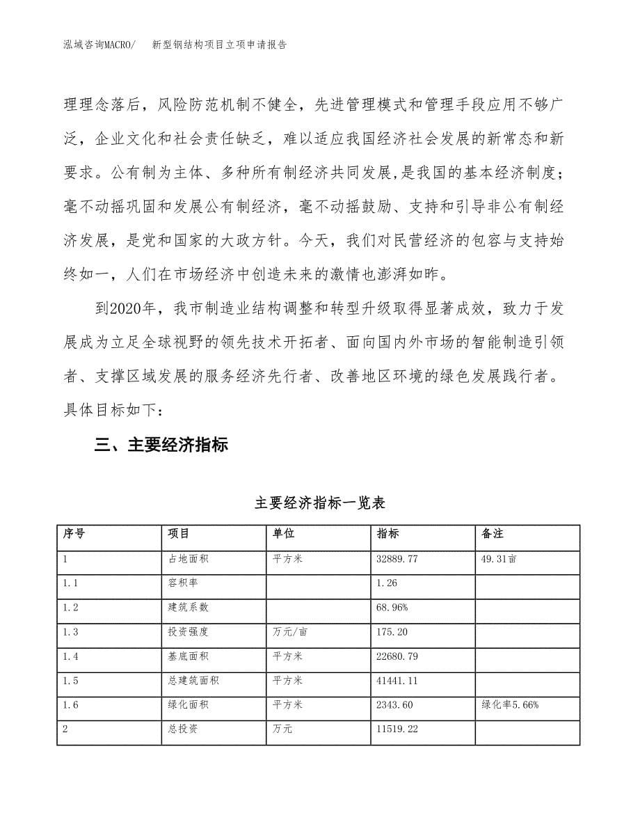 新型钢结构项目立项申请报告样例参考.docx_第5页