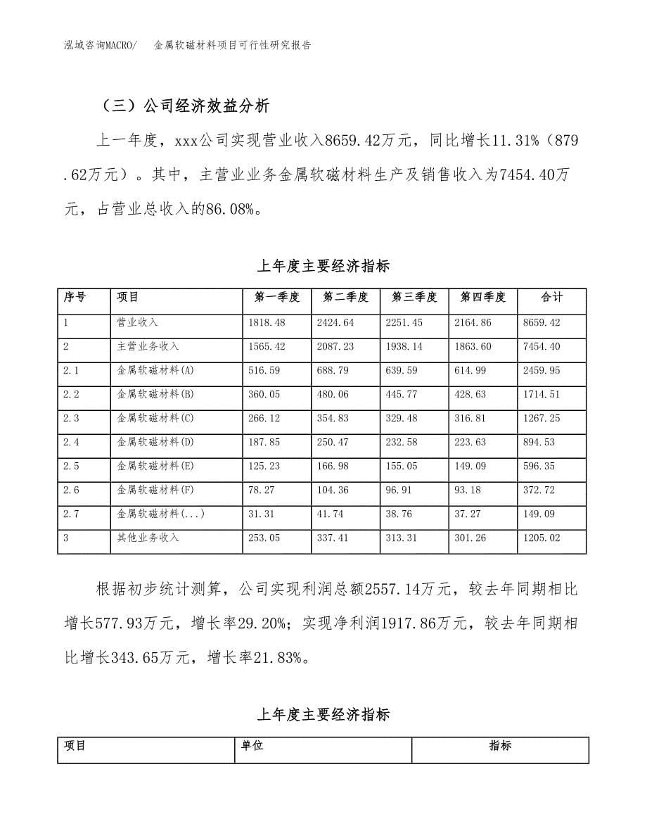 金属软磁材料项目可行性研究报告样例参考模板.docx_第5页