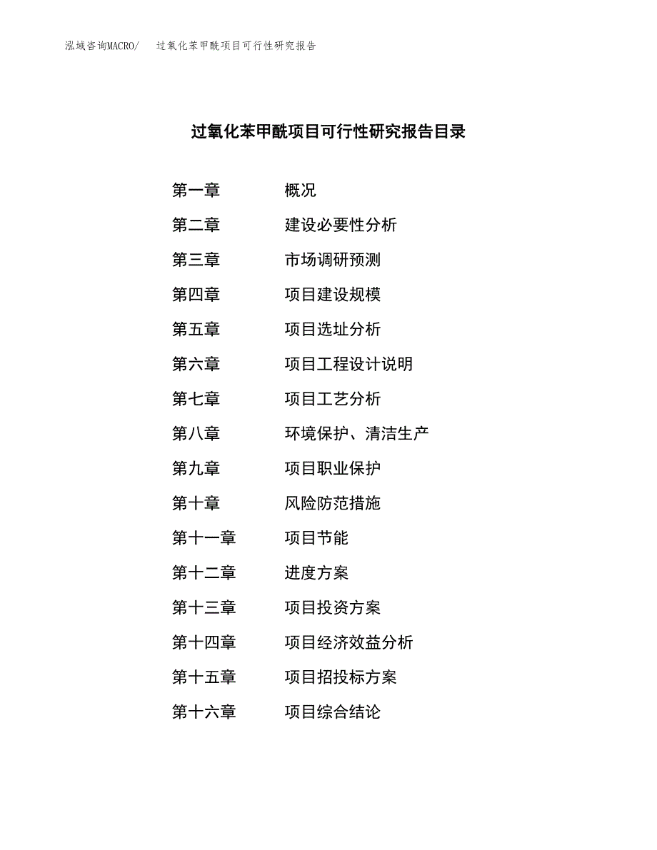 过氧化苯甲酰项目可行性研究报告样例参考模板.docx_第3页