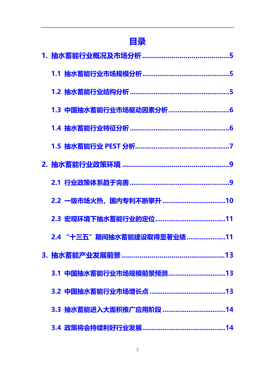 2020年抽水蓄能行业市场分析报告【调研】_第2页