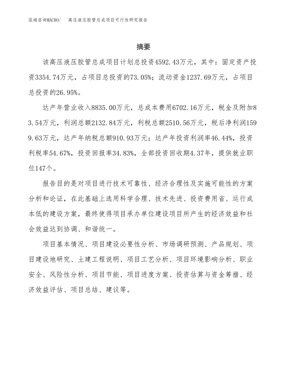 高压液压胶管总成项目可行性研究报告样例参考模板.docx_第2页