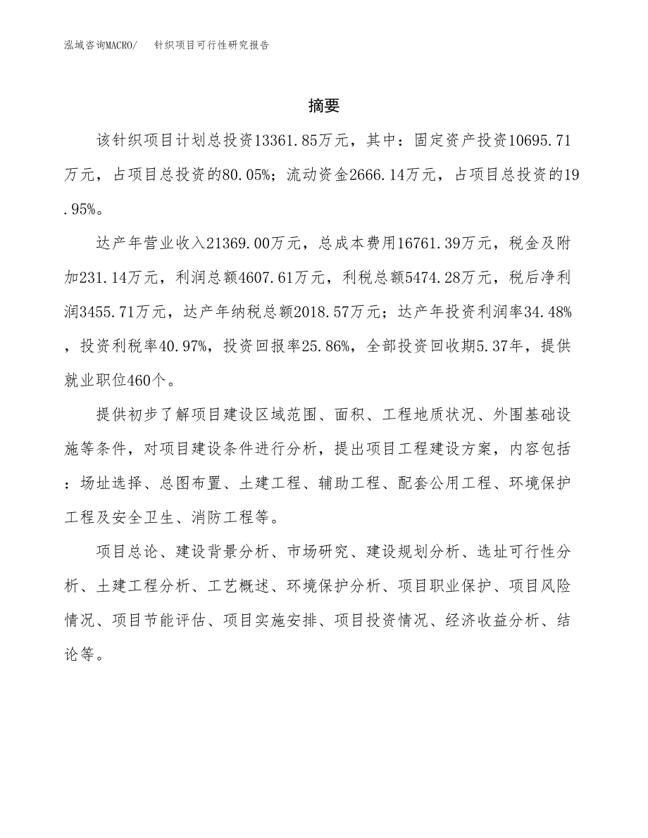 针织项目可行性研究报告样例参考模板.docx_第2页